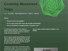 Tablet Screenshot of growingmovement.com